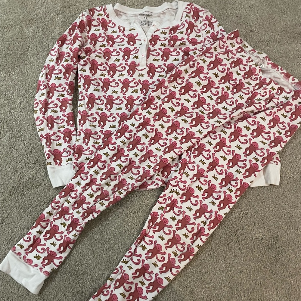Girls size 12/womens xs Roller Rabbit Pajamas